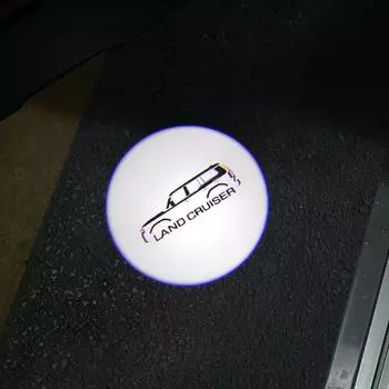 Лампа освещения салона автомобиля для Land Cruiser Land Cruiser 250 Series LED Logo Projection Лампа освещения салона автомобиля для двери Набор из 2 штук с совместимыми инструментами