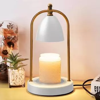 Лампа-подогреватель свечей с таймером и регулировкой яркости, безопасная в использовании, энергосберегающая, электрическая, восковая чёрный