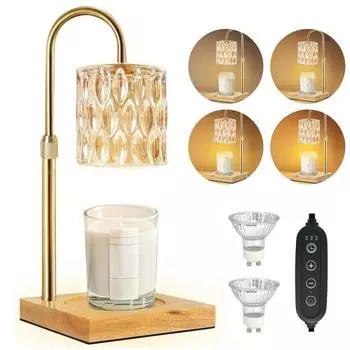 Лампа-свеча с 2 лампочками, регулируемая яркость, мягкое свечение, без мерцания