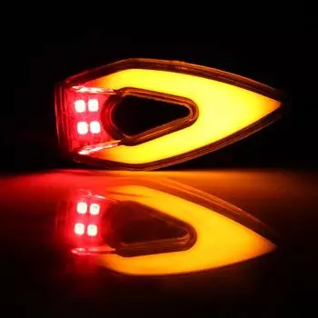 Лампа указателя поворота гибкая универсальная 2 шт./комплект задний фонарь аксессуары для мотоцикла мотоциклетные сигналы поворота свет