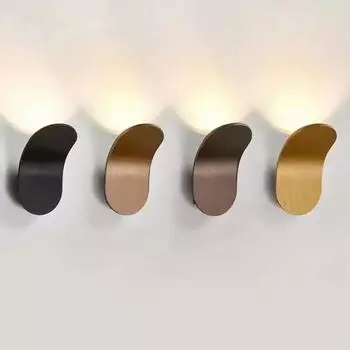 Лампа в скандинавском стиле, украшение комнаты, фоновое настенное освещение, креативный настенный светильник для коридора, ночник для спальни Warm White (2700-3500K) белый