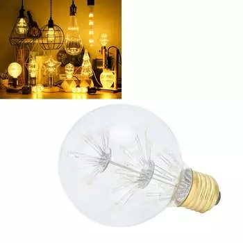 Лампочка для фейерверка 3 Вт, теплый свет, винтажная лампочка для праздничной вечеринки, украшения двора, спальни 85?265В