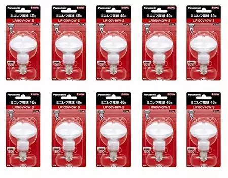 Лампочка Panasonic Mini Ref 100 В 40 Вт E17 цоколь 50 мм диаметр LR100V40WS_set (Набор 10)