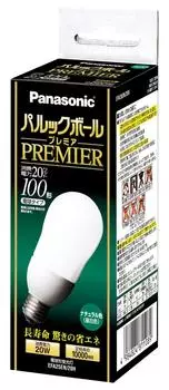 Лампочка Panasonic Palook Ball Premier A25, тип Natural Color, диаметр цоколя 26 мм, 1460 лм, EFA25EN20H