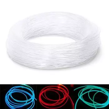 Ламповая лента 1,5-4 мм, оптоволоконный кабель, прозрачный полимер 1.5mm