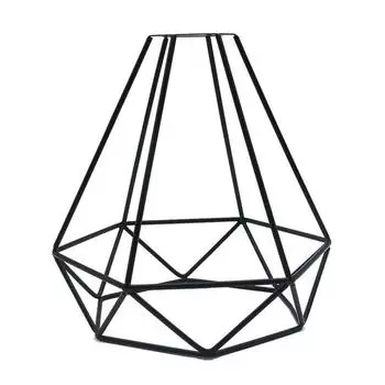 Lampshade Only Retro Edison Metal Wire Cage Shaped Hanging Pendant Light Chandelier Lampshade Without Bulb Furniture Supplies