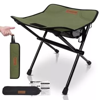 LAMPTOP Outdoor Компактный Высота Ультралегкий 520 г Инструкция Складной Кемпинговый Черешня Цветущая Сумка Для Хранения Входит в Комплект Стул, Стул, 34 см,