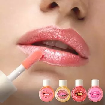 LAMUSELAND 4 цвета мини-фруктовый водостойкий долговечный матовый блеск для губ, меняющий цвет 5 мл # LK42L