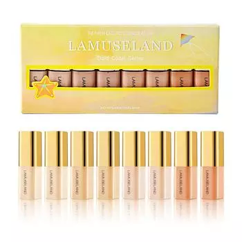 LAMUSELAND Gold Coast Series Repair Liquid Concealer Mini Concealer 1 комплект/8 шт.
