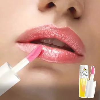 LAMUSELAND Масло для губ с алоэ вера, глубоко увлажняющий бальзам для губ, изменяющий температуру, оттенок для губ, водостойкая косметика #LK32L