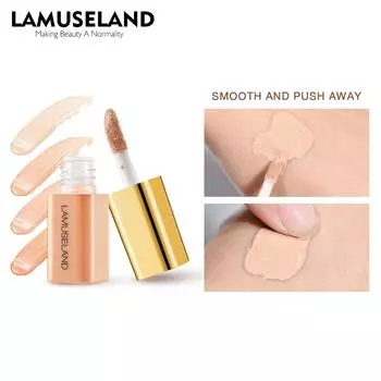 LAMUSELAND Mini Cute Concealer Liquid, 4 цвета, консилер, скрывает недостатки, легко носить с собой
