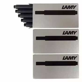 LAMY Fountain Pen Cartridge Ink 5 bottles per box x 3 box set Black LT10BLK [item] (Black)