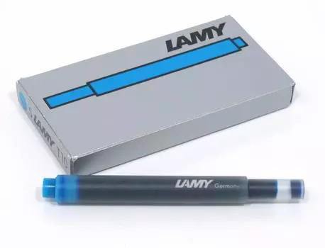 LAMY Fountain Pen Cartridge Ink LT10TQ 1 5 bottles (Turquoise) box