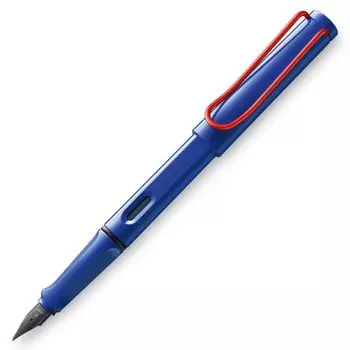 LAMY Fountain Pen M Medium Safari Blue Red Clip Limited Genuine Imported Product L14R-M