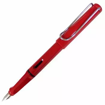 Перьевая ручка LAMY Safari Red L16, перо F, совместимый красный размер (хорошо) Картридж/Конвертер [Товар] красный