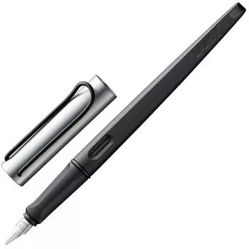 Перьевая ручка LAMY joy AL с эргономичной рукояткой и полированным стальным пером, толщина линии мм, ленточное перо, перьевая ручка для каллиграфии LAMY T 10 синего цвета с чернильным картриджем -