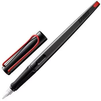 LAMY joy fountain pen black ergonomic grip and polished steel nib mm line width ribbon nib calligraphy fountain pen LAMY T 10 blue with ink cartridge