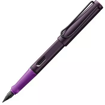 Lamy safari mit ergonomischem Griff schwarzer Stahlfeder в Strichbreite F фиалково-ежевичный Fller - Fllhalter & - ASA-Kunststoff - inkl.