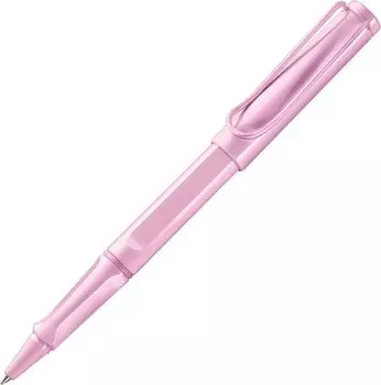 Lamy Safari Moderner Tintenroller из прочного сплава в der Farbe светло-розового цвета с эргономичным Griff и selbstfederndem Metallclip ASA-Kunststoff - inkl.