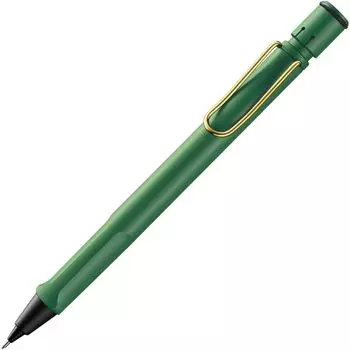LAMY Safari Pencil Limited 2024 механический карандаш Field Green Gold Clip L1YCH 0.5 мм зелёный