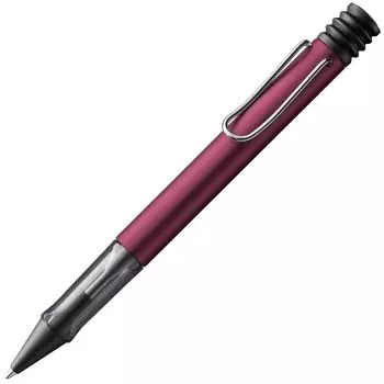 Lamy Шариковая ручка фиолетового цвета с эргономичным захватом и толщиной линии M. Легкий алюминиевый корпус. Большой стержень с черным LAMY M 16 AL-star.