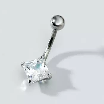 Lan Lu S Новый ромбовидный вермикулитовый гвоздь для пупка - Зажимная вермикулитовая пряжка для пупка в форме ромба