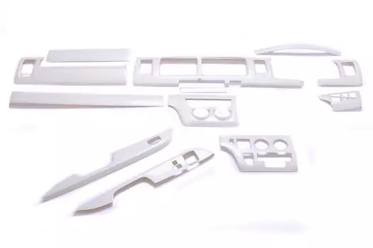 LANBO Original Interior Panel 15 Piece Set Toyota Hiace Regius Ace 200 Series Wide Car 3rd Generation White Pearl Crystal Shine 070 Dress Up Custom