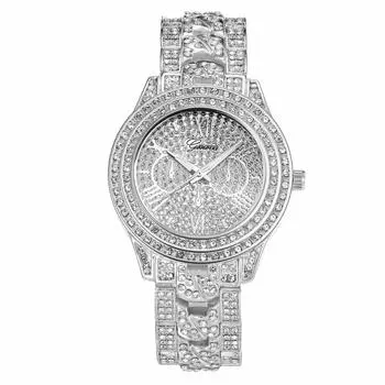Lancardo Men s Watch Analog Boys 1ATM Waterproof Diamond Roman Numeral Scale Quartz Silver