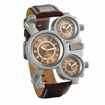 Lancardo Men s Watch Strap Leather Band Waterproof 3-District Hour Display Mechanical Simple Casual Quartz Analog Display Business New Year Preset