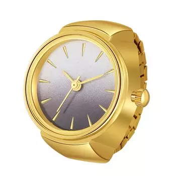 Lancardo Ring Watch Ring Watch Водонепроницаемые аналоговые часы-кольца Свободный размер День рождения Юбилей Белый день Рождественский подарок Мужской Женский День святого Валентина