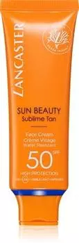 Lancaster Sun Beauty Face Cream Crme Solaire Visage Spf 50 TU прозрачный