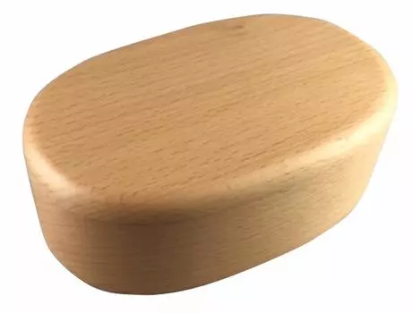 Ланч-бокс Alphax Wood Grain 16 xx см, бук, полый овальный Bento 905097 10,3 .7