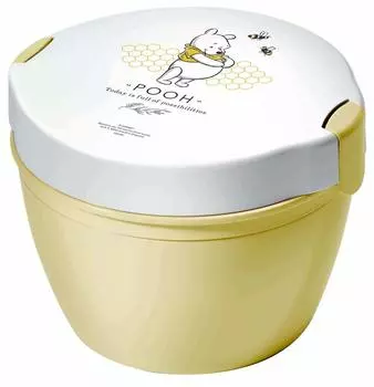 Ланч-бокс Asbel Insoled Lantus Cafe Bowl Winnie the Pooh 620 мл Желтый Ширина x Глубина x Высота Удобно подавать PO20 14,5 см 13,8 см 11,0 см