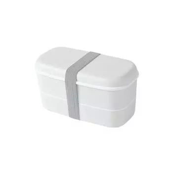 Ланч-бокс Бенто-бокс Холодильник Коробка для хранения свежести Матовый двухслойный ланч-бокс Ланч-бокс розовый