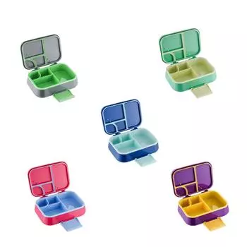 Ланч-бокс для детей Bento Box, герметичный ланч-бокс Bento, контейнеры для обеда без BPA для взрослых/детей/студентов, портативные для еды и упаковки закусок One Size фиолетовый