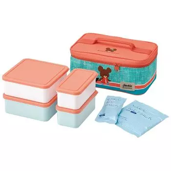 Ланч-бокс для отдыха на природе Skater с изоляцией, в комплект входит Ice Bear, изготовленный из 3440 мл KCPC4, сумка, упаковка, школа, Япония,