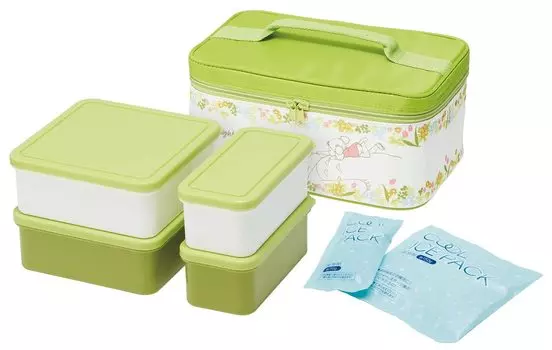 Ланч-бокс для отдыха скейтера с сумкой-холодильником и пакетом для льда с пакетом для льда Мой сосед Тоторо Мэй и я Сделано в Японии 3440 мл Студия Ghibli (Конькобежец)