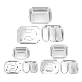 Ланч-бокс из нержавеющей стали 304 с герметичной крышкой, большой емкости, изолированный контейнер для обеда для взрослых Small