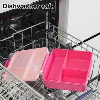 Ланч-бокс из нержавеющей стали Yousheng с 4 отделениями, герметичный, не содержащий бисфенол-А, многоразовый контейнер для приготовления пищи для взрослых и подростков синий