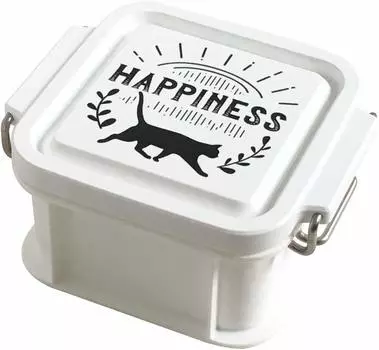 Ланч-бокс Ken Onishi 300 мл Ланч-бокс HAPPINESS/белый (S) AJX-1001