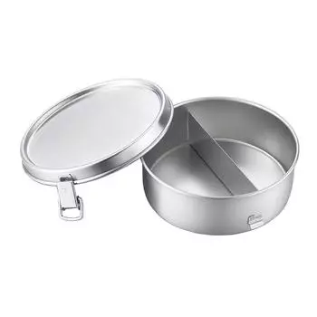 Ланч-бокс Кобо Айзава, круглый 70148 серебряный