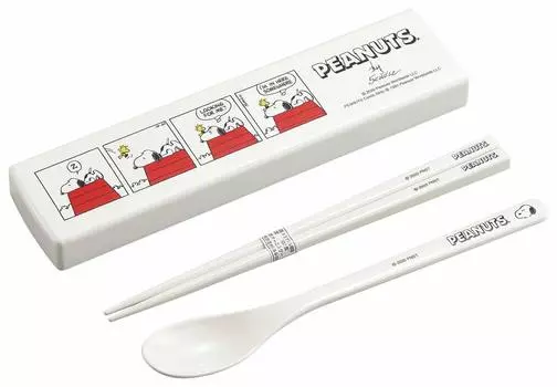 Ланч-бокс OSK Bento с дизайном Снупи и Пинатс, раздвижной, бесшумный, сделан в посудомоечной машине, выдвижная крышка, [палочки 18 см, ложка, крышка, без стука], Япония, безопасный,