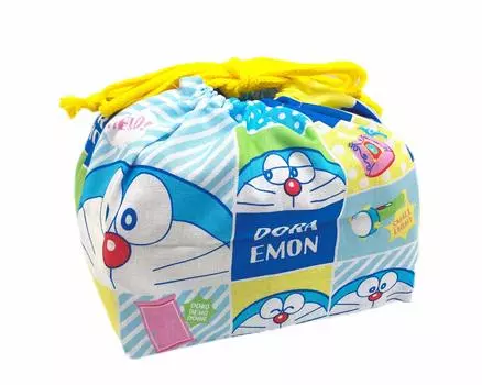 Ланч-бокс OSK с завязкой на ланч-боксе Doraemon, сделано в Японии [прибл.. 27x16см/Низ 16x12см] КБ-1