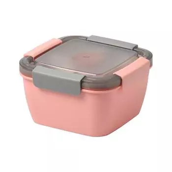 Ланч-бокс Sagit Герметичный ланч-бокс с подогревом, крышкой и ложкой Бенто Микроволновая печь One Size розовый