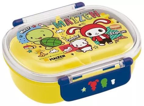 Ланч-бокс Skater 360 мл Maizen Sisters антибактериальный для детей Сделано в Японии QAF2BAAG-A