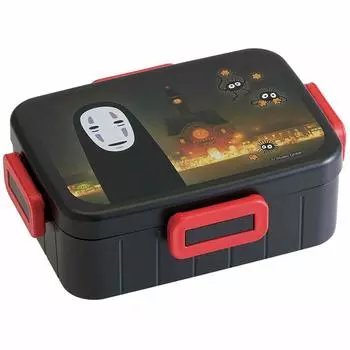 Ланч-бокс Skater 4-точечный замок 650 мл Bento Box Унесенные призраками Ghibli Сделано в Японии YZFL7