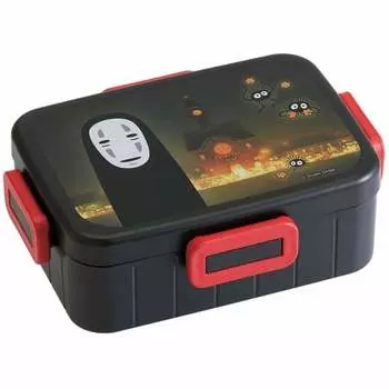 Ланч-бокс Skater 4-точечный замок 650 мл Bento Box Унесенные призраками Ghibli Сделано в Японии YZFL7