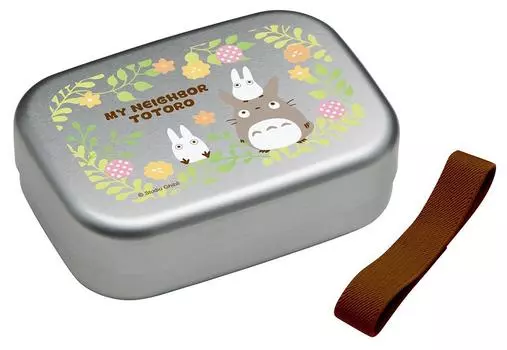 Ланч-бокс Skater алюминиевый Мой сосед Тоторо Растения Сделано в Японии ALB5NV Детский серебряный