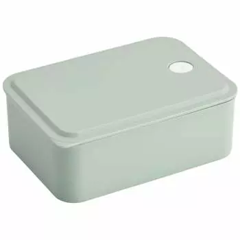Ланч-бокс Skater Bento Box 1 ярус 700 мл, подходит для микроволновой печи, с крышкой, ланч-бокс, цвет сепия-зеленый PL70B