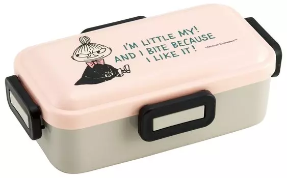 Ланч-бокс Skater Little My Pink 530 мл с антибактериальной пушистой крышкой-куполом для женщин, сделано в Японии PFLB6AG-A